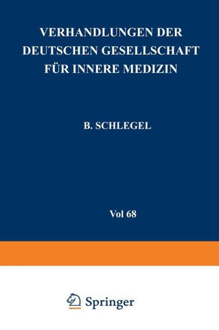 Verhandlungen der Deutschen Gesellschaft für Innere Medizin