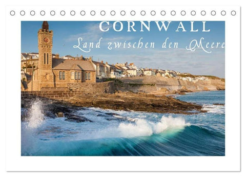 Cornwall - Land zwischen den Meeren (Tischkalender 2026 DIN A5 quer), CALVENDO Monatskalender