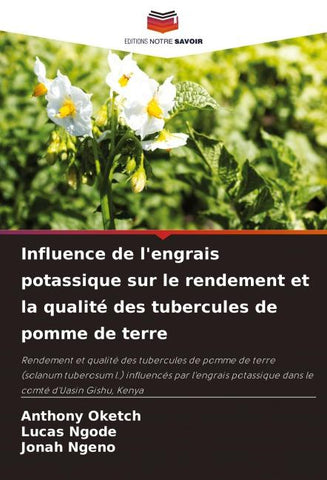 Influence de l'engrais potassique sur le rendement et la qualité des tubercules de pomme de terre