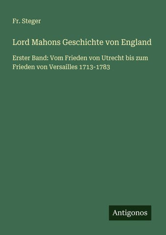 Lord Mahons Geschichte von England