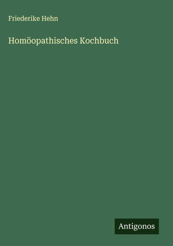 Homöopathisches Kochbuch