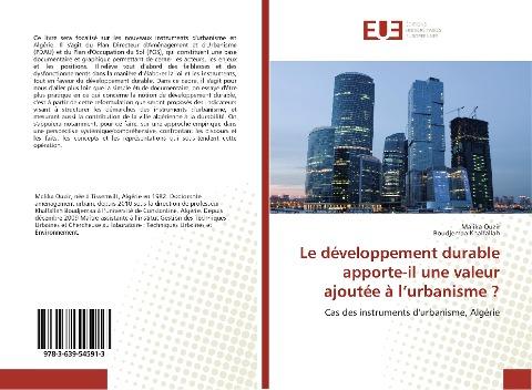 Le développement durable apporte-il une valeur ajoutée à l'urbanisme ?