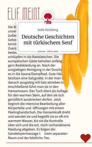 Deutsche Geschichten mit türkischem Senf. Life is a Story - story.one
