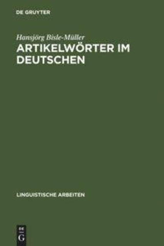 Artikelwörter im Deutschen
