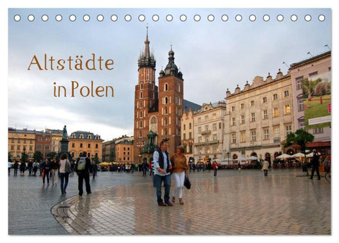 Altstädte in Polen (Tischkalender 2026 DIN A5 quer), CALVENDO Monatskalender