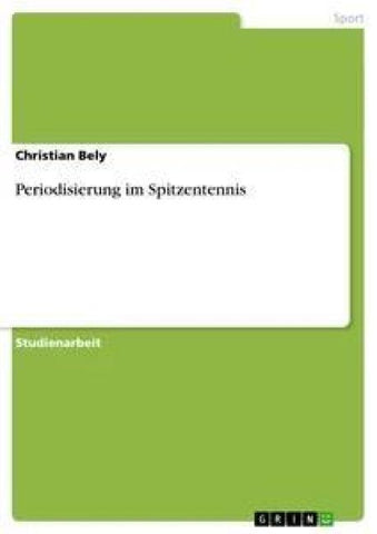 Periodisierung im Spitzentennis