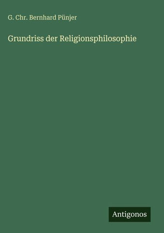 Grundriss der Religionsphilosophie