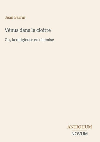 Vénus dans le cloître