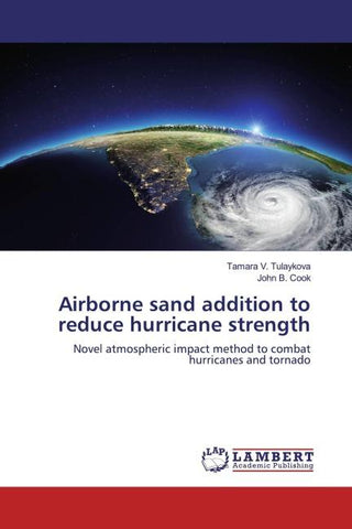 Airborne sand addition to reduce hurricane strength