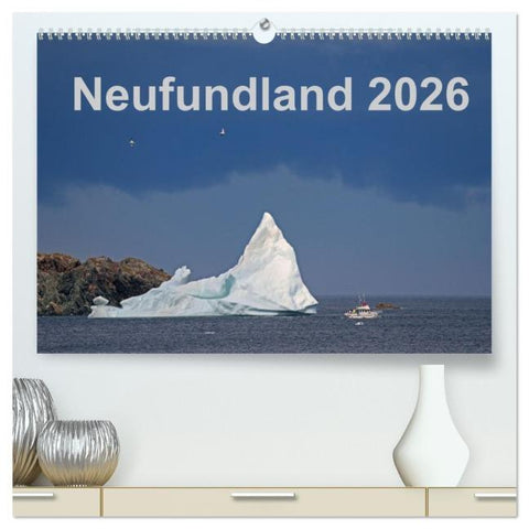 Neufundland 2026 (hochwertiger Premium Wandkalender 2026 DIN A2 quer), Kunstdruck in Hochglanz