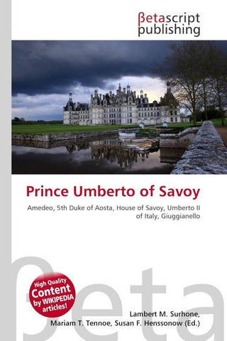 Prince Umberto of Savoy