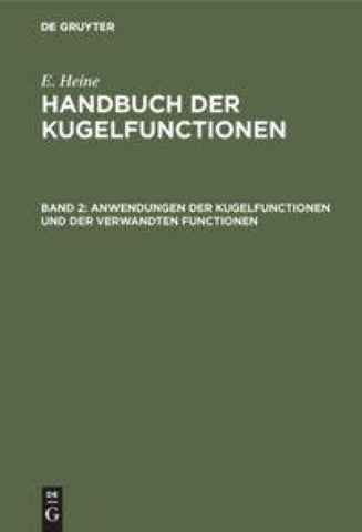 Anwendungen der Kugelfunctionen und der verwandten Functionen