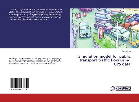 Simulation model for public transport traffic flow using GPS data