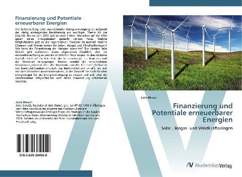 Finanzierung und Potentiale erneuerbarer Energien