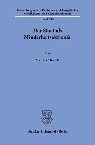 Der Staat als Minderheitsaktionär