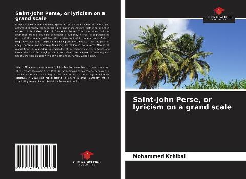Saint-John Perse, or lyricism on a grand scale