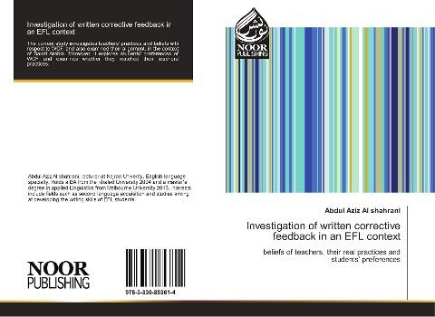 Investigation of written corrective feedback in an EFL context
