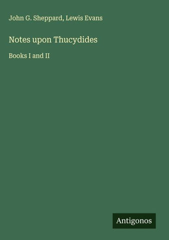 Notes upon Thucydides