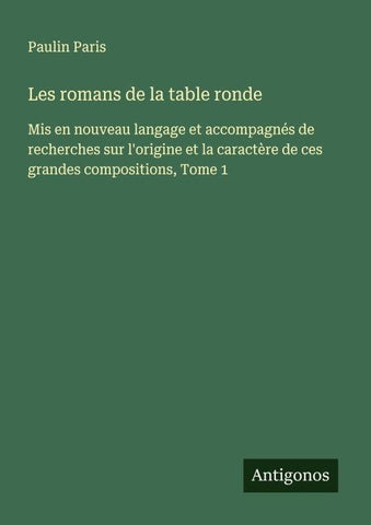 Les romans de la table ronde