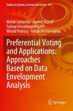 Preferential Voting and Applications: Approaches Based on Data Envelopment Analysis