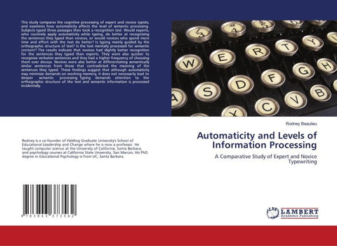 Automaticity and Levels of Information Processing