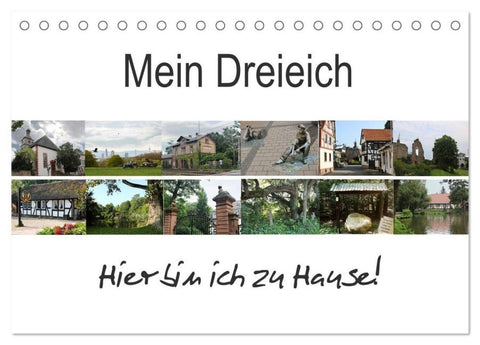 Mein Dreieich (Tischkalender 2026 DIN A5 quer), CALVENDO Monatskalender