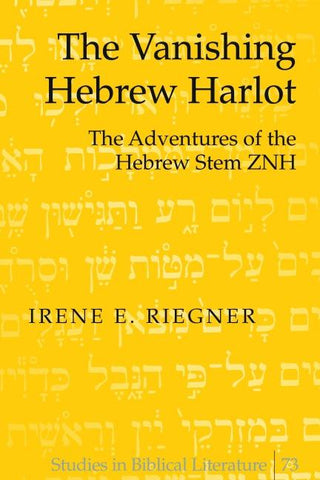 The Vanishing Hebrew Harlot