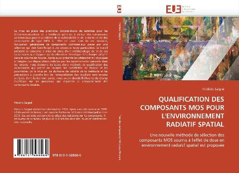 QUALIFICATION DES COMPOSANTS MOS POUR L''ENVIRONNEMENT RADIATIF SPATIAL