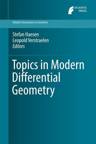 Topics in Modern Differential Geometry