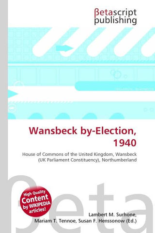 Wansbeck by-Election, 1940