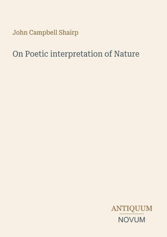 On Poetic interpretation of Nature