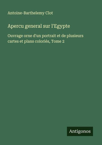 Apercu general sur l'Egypte