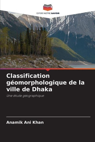 Classification géomorphologique de la ville de Dhaka