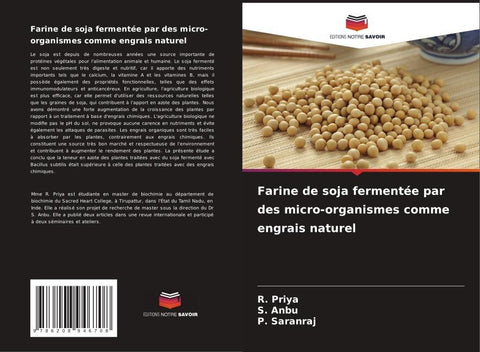 Farine de soja fermentée par des micro-organismes comme engrais naturel