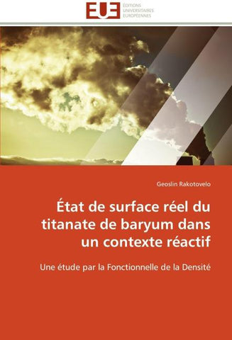 État de surface réel du titanate de baryum dans un contexte réactif