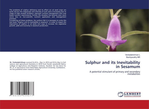 Sulphur and its Inevitability in Sesamum