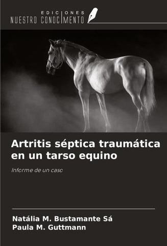 Artritis séptica traumática en un tarso equino