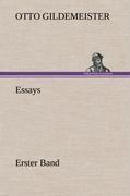 Essays - Erster Band