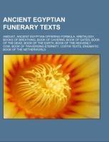 Ancient Egyptian funerary texts