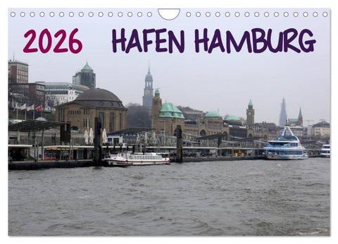 Hafen Hamburg 2026 (Wandkalender 2026 DIN A4 quer), CALVENDO Monatskalender