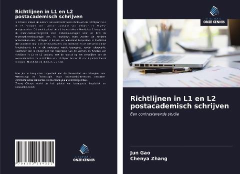 Richtlijnen in L1 en L2 postacademisch schrijven