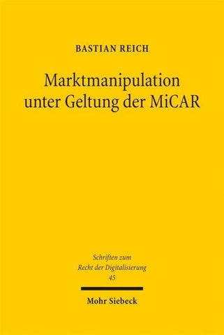 Marktmanipulation unter Geltung der MiCAR