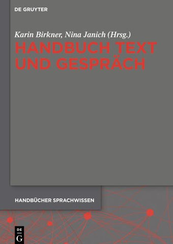 Handbuch Text und Gespräch