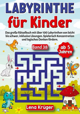 Labyrinthe für Kinder ab 5 Jahren - Band 38