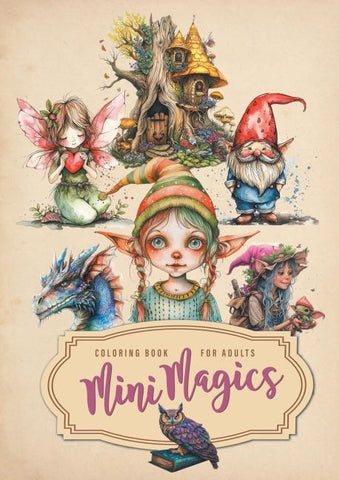 Mini Magie Malbuch für Erwachsene
