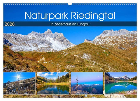 Naturpark Riedingtal (Wandkalender 2026 DIN A2 quer), CALVENDO Monatskalender