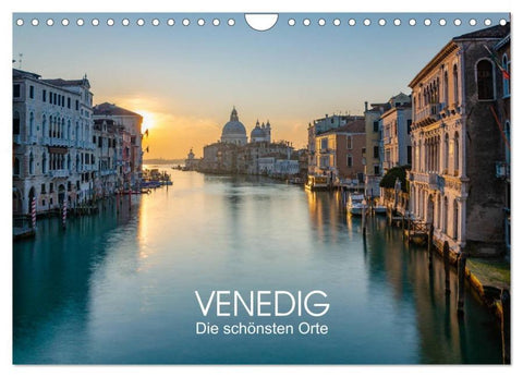 Venedig - Die schönsten Orte (Wandkalender 2026 DIN A4 quer), CALVENDO Monatskalender