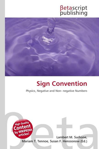 Sign Convention