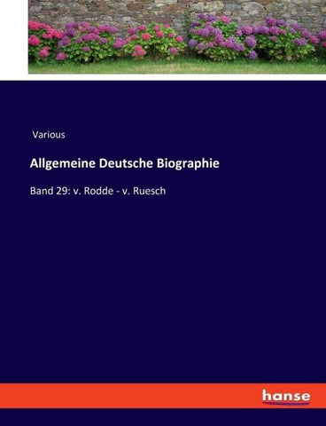 Allgemeine Deutsche Biographie