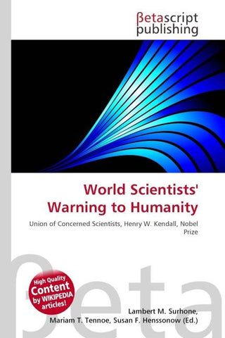 World Scientists' Warning to Humanity